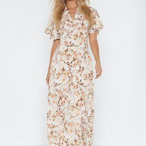 Nasty Gal Grow On Then Floral Maxi Dress (Size S)